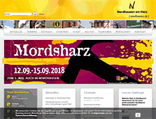 Tablet Screenshot of nordhausen.de
